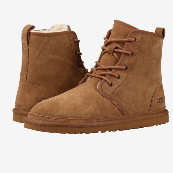 UGG Men’s Harkley Chestnut Lace-Up Ankle Boot 9 main image 7